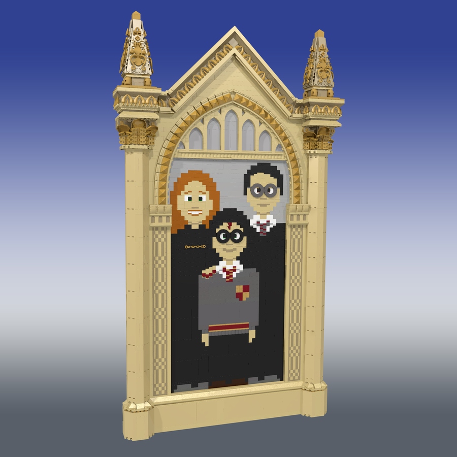 LEGO IDEAS - Magical Builds of the Wizarding World - Hogwarts: Mirror