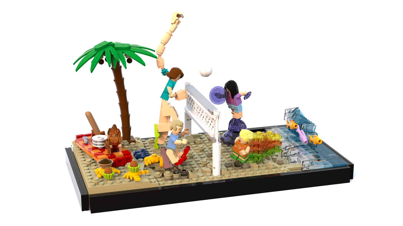 LEGO IDEAS Create An Amazing Family Moment An Incredible Game of Volleyball