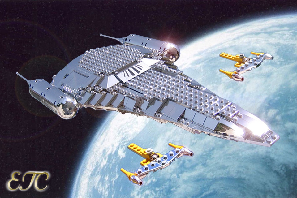 LEGO IDEAS Product Ideas Chrome Queen Amidala Royal Starship Star Wars