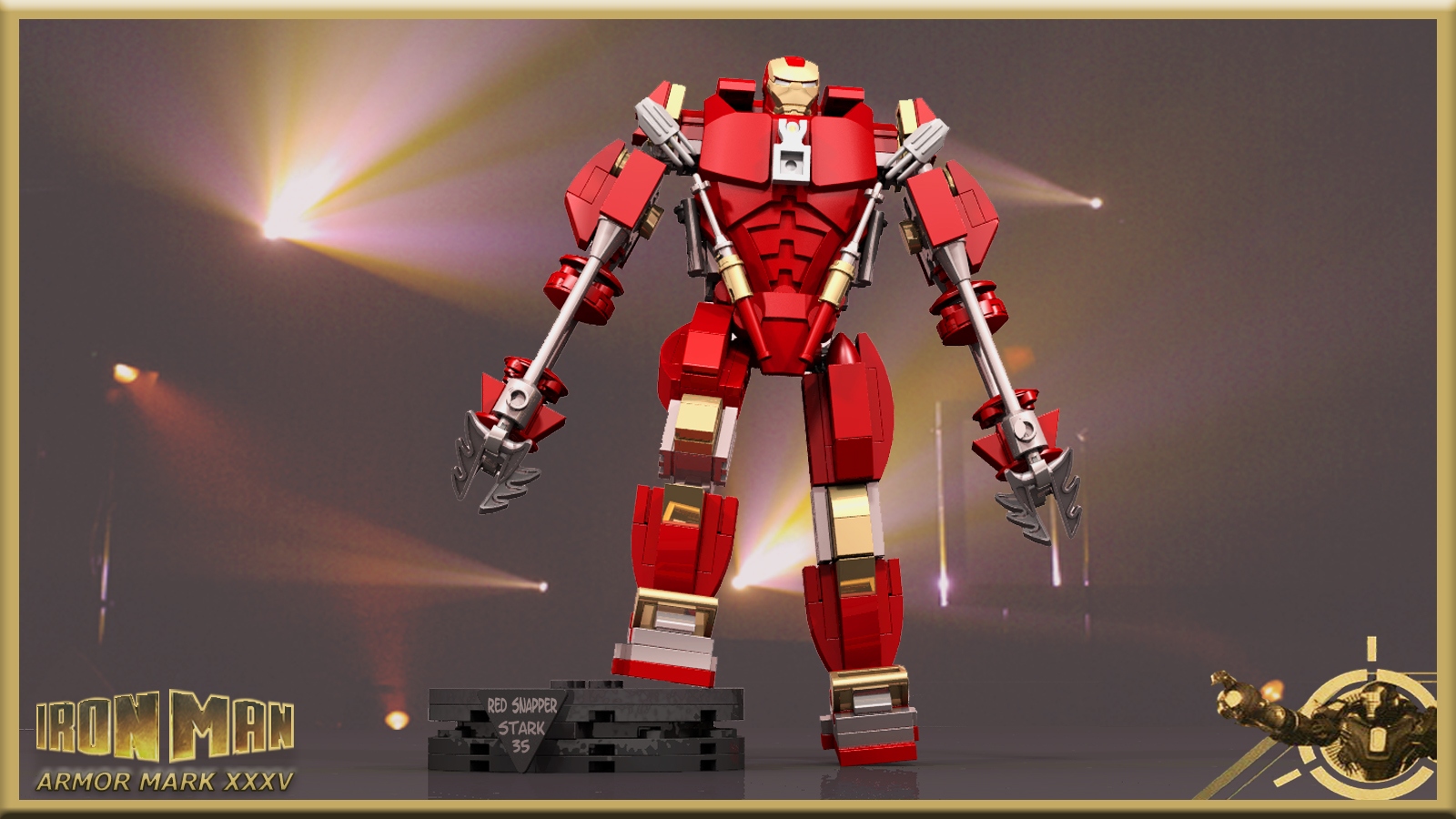 mark 5 iron man lego