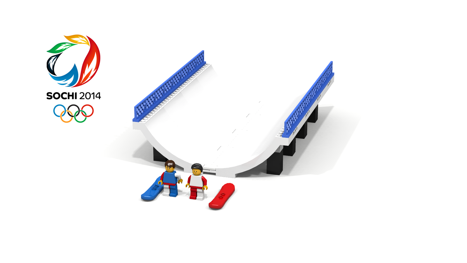 LEGO IDEAS Product Ideas 2014 Sochi Olympic Games Events Snowboard Halfpipe