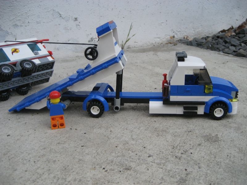 lego flatbed tow truck
