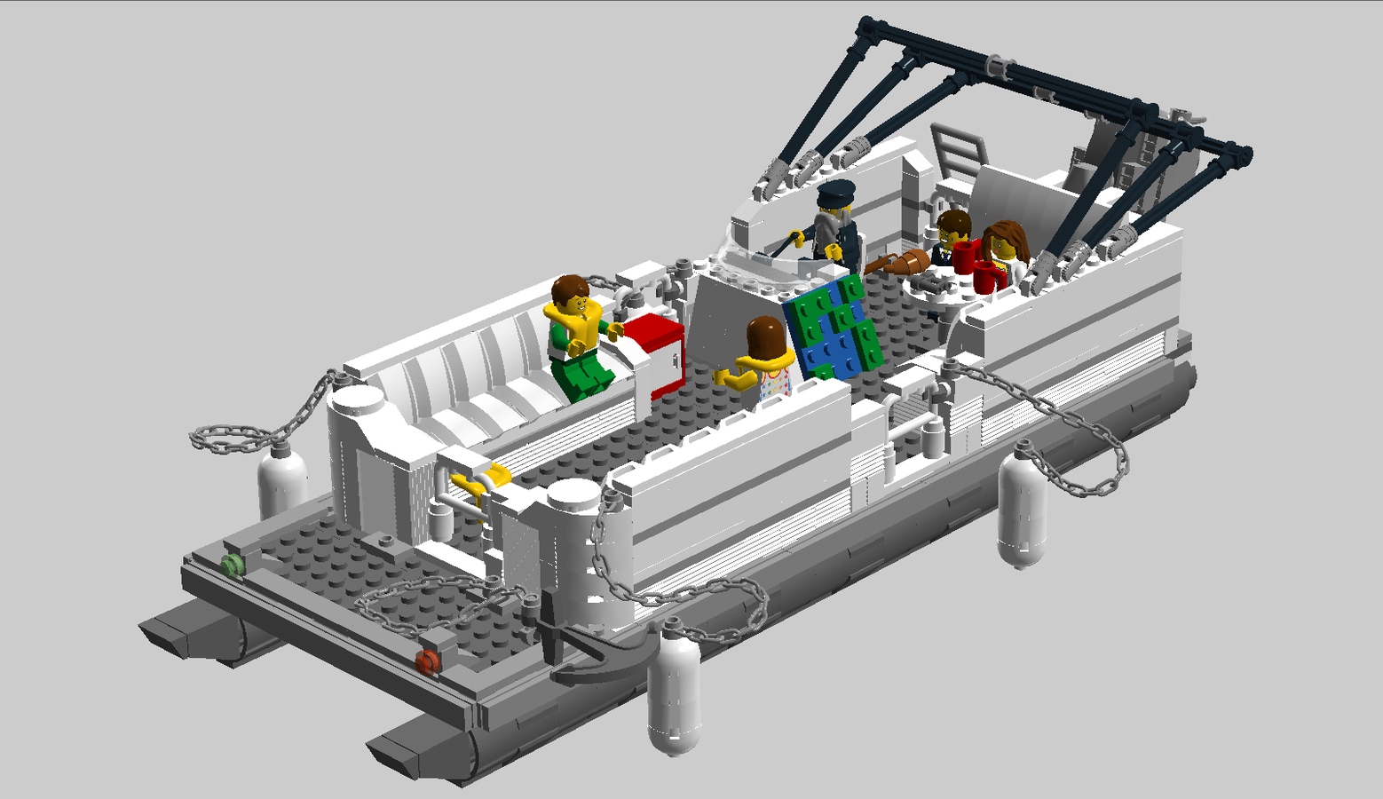 lego ideas - product ideas - the pontoon boat