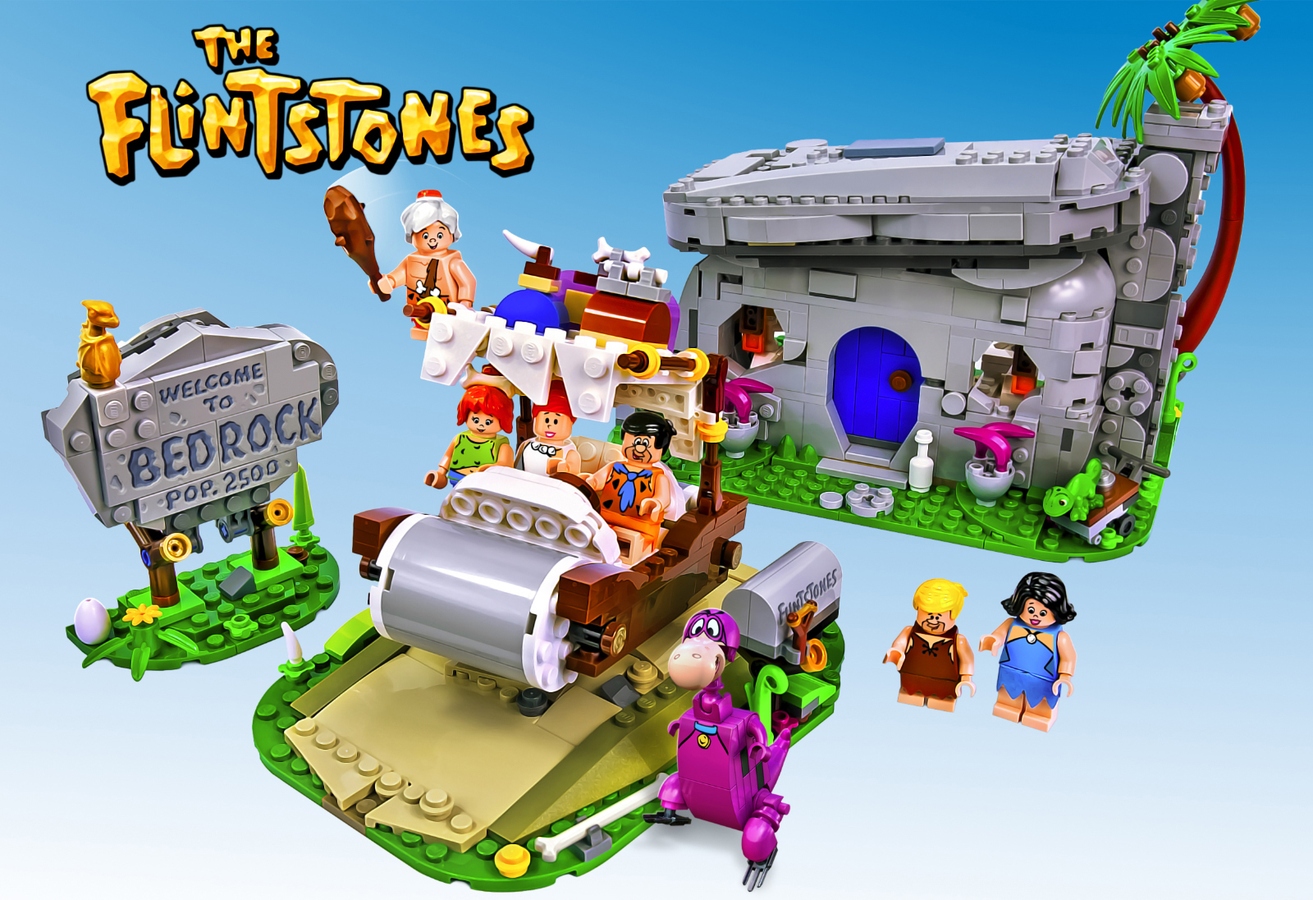 lego flintstones moc