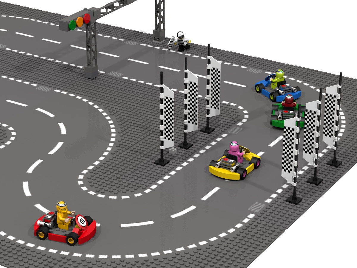 LEGO IDEAS Product Ideas Go Kart Racing Circuit