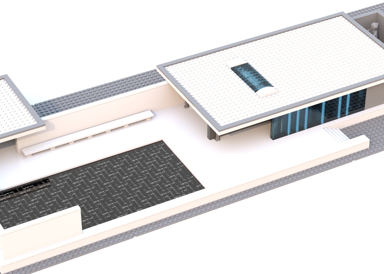 LEGO IDEAS Product Ideas Mies van der Rohe Barcelona Pavilion