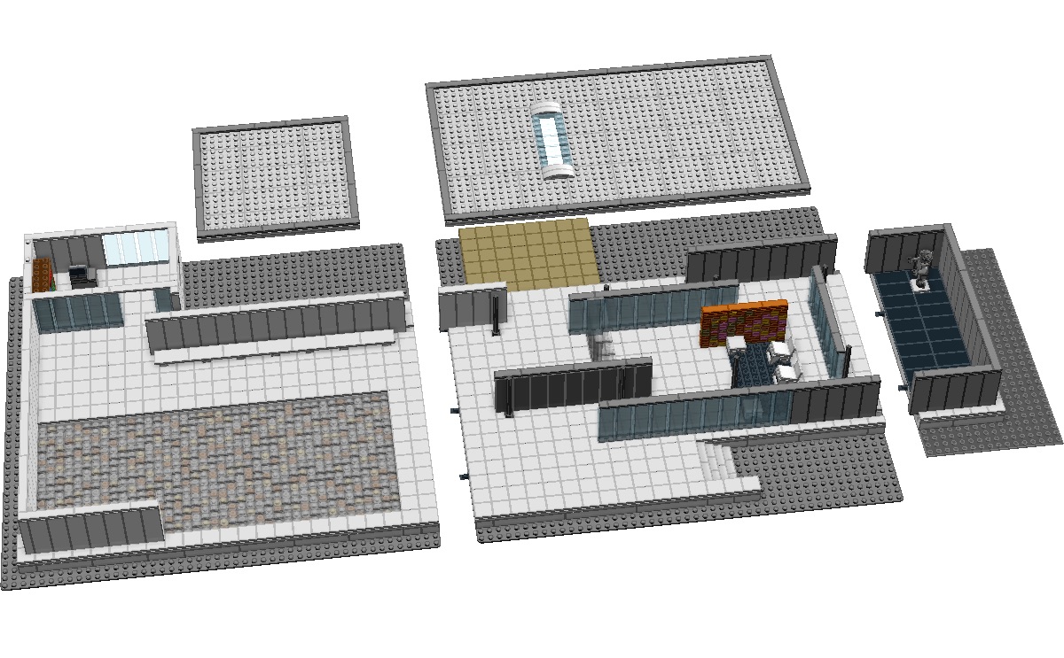 LEGO IDEAS Product Ideas Mies van der Rohe Barcelona Pavilion