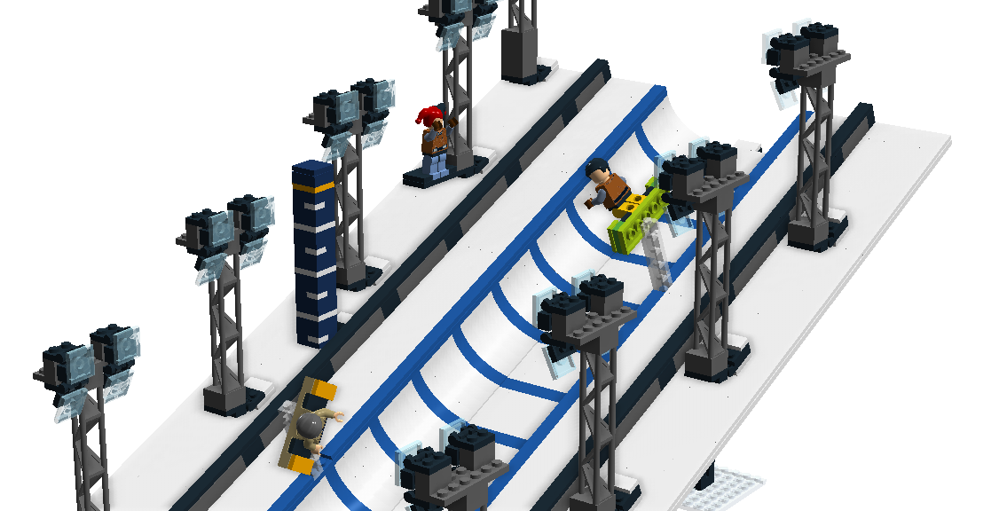 LEGO IDEAS Product Ideas Snowboard Halfpipe