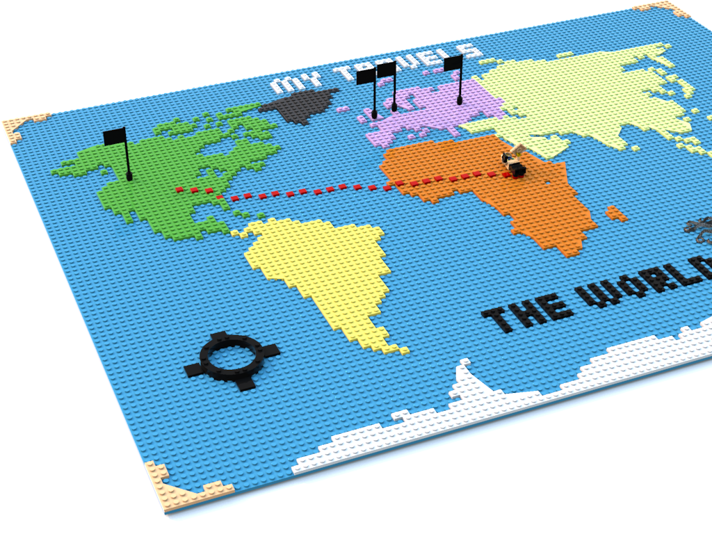 LEGO IDEAS Product Ideas The World Map Your Travels