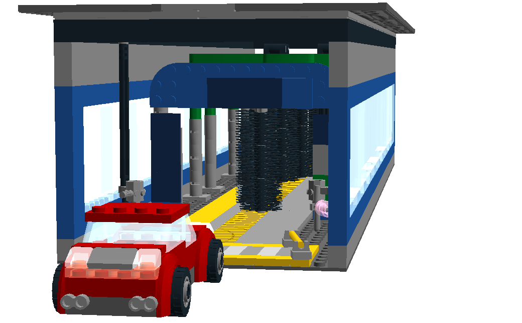 LEGO IDEAS Product Ideas Car Wash Express Polishing Tunnel