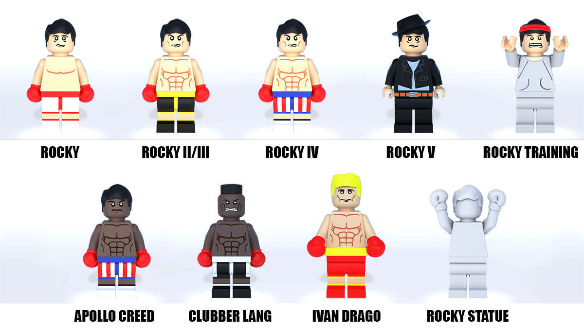 LEGO IDEAS Product Ideas Rocky I V Boxing Ring Display Set