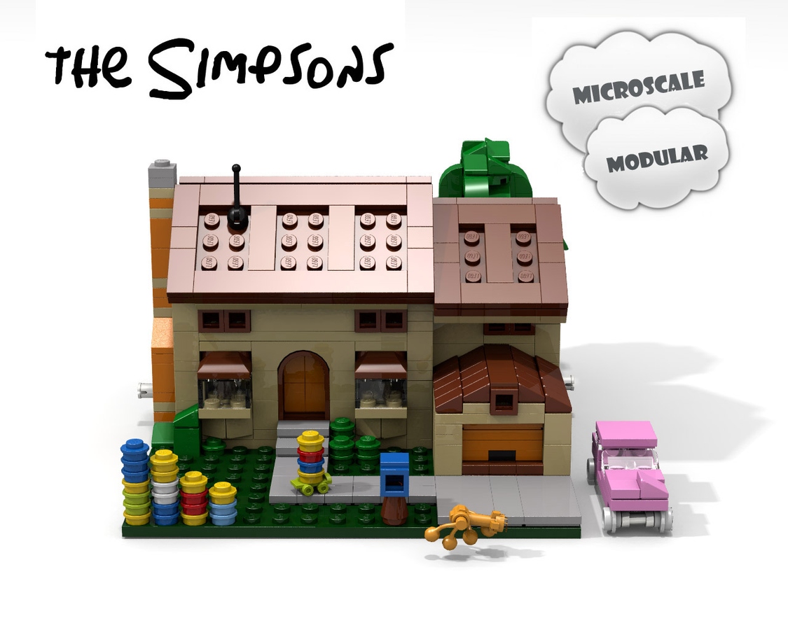 LEGO IDEAS Product Ideas The Simpsons House Microscale