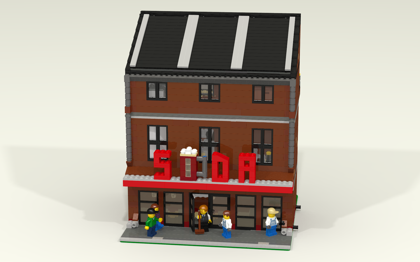 LEGO IDEAS Product Ideas Soda Brewery and Bar Modular Building