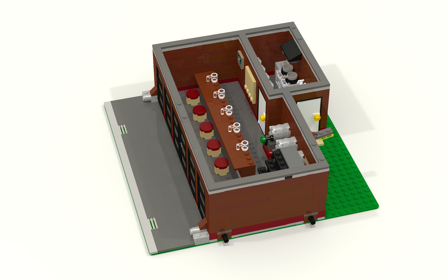 LEGO IDEAS Product Ideas Soda Brewery and Bar Modular Building