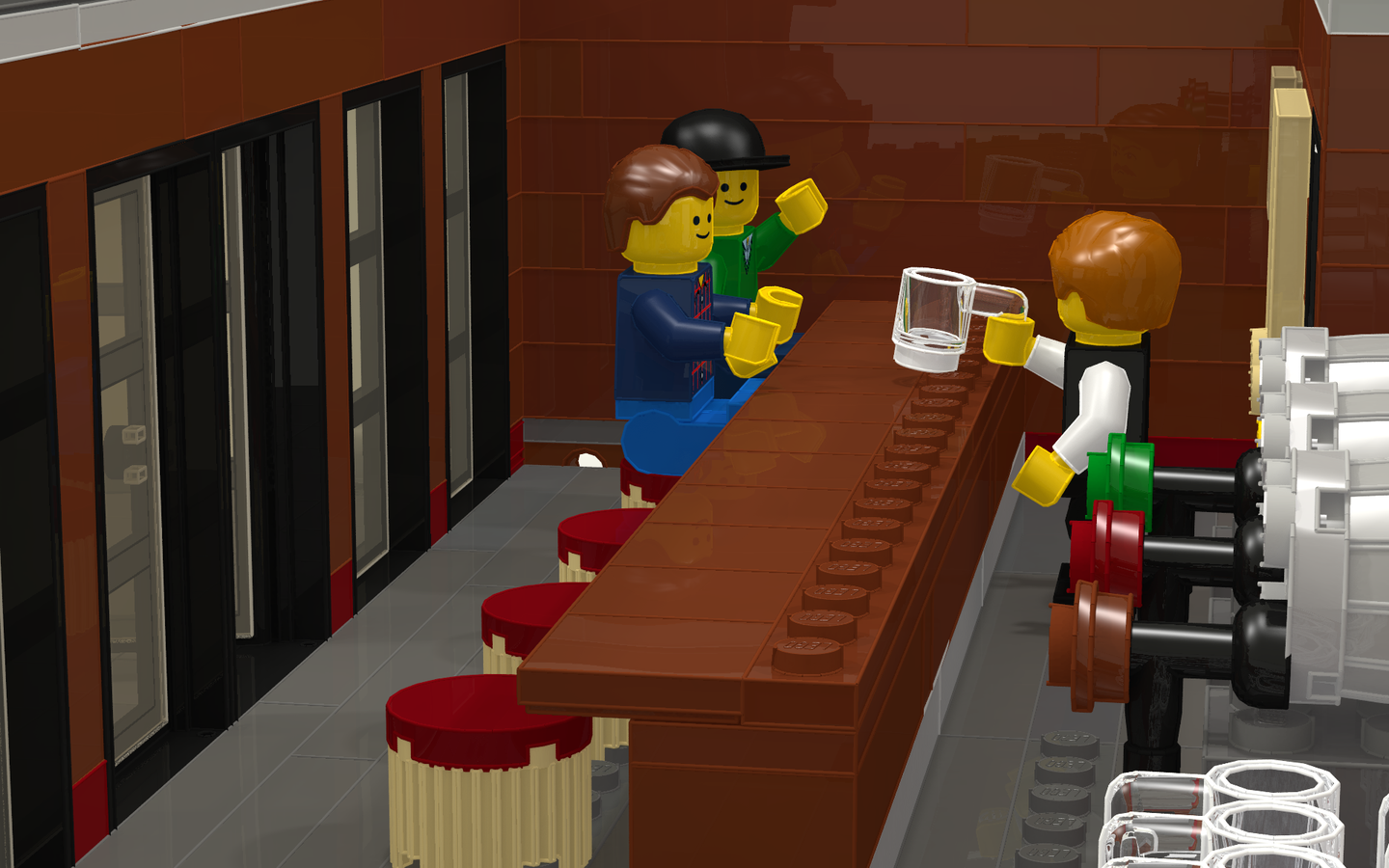 LEGO IDEAS Product Ideas Soda Brewery and Bar Modular Building