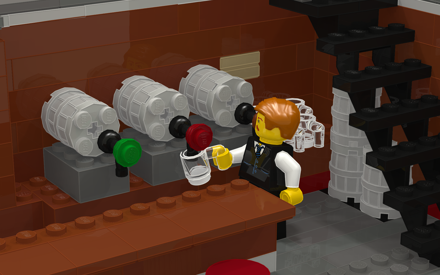 LEGO IDEAS Product Ideas Soda Brewery and Bar Modular Building