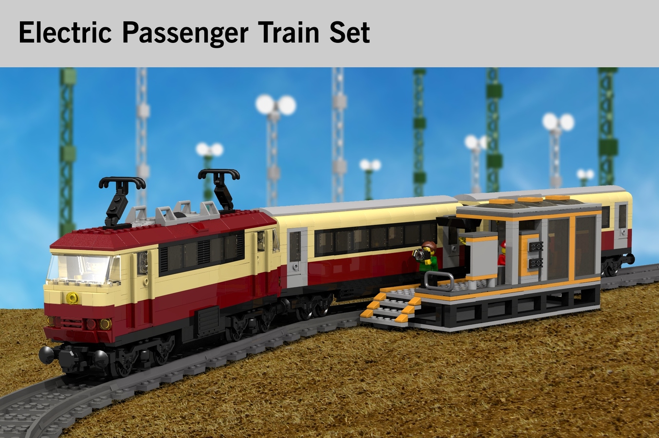 LEGO IDEAS Product Ideas Electric Passenger Train Set