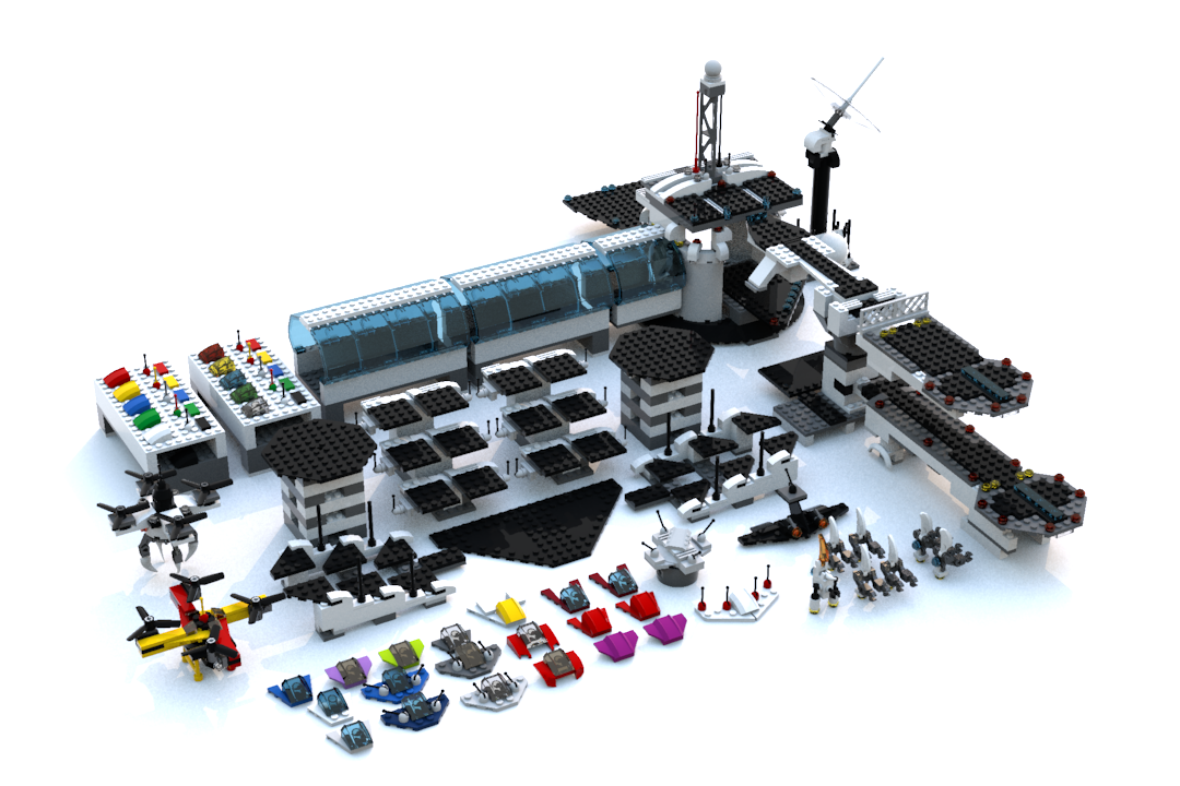 Lego Ideas Product Ideas Drone City Hub Station