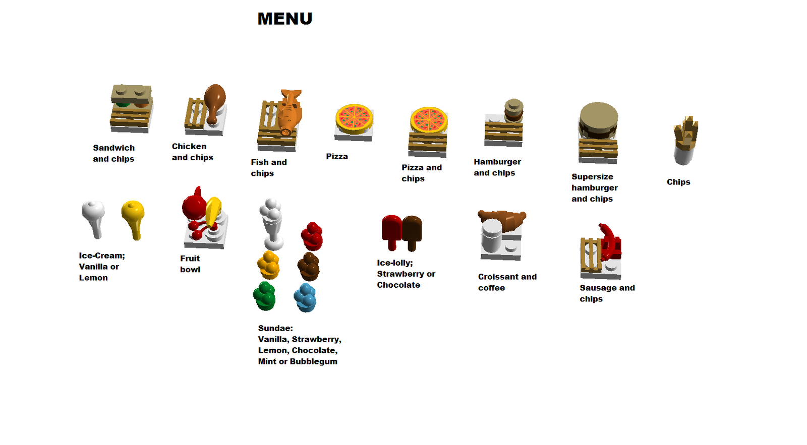 LEGO IDEAS Product Ideas Modular Fast Food Outlet