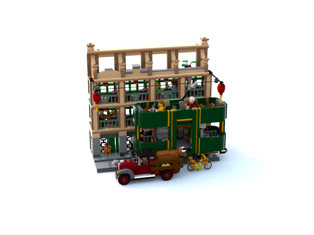 LEGO IDEAS Product Ideas HK Pawn Shop and Tram