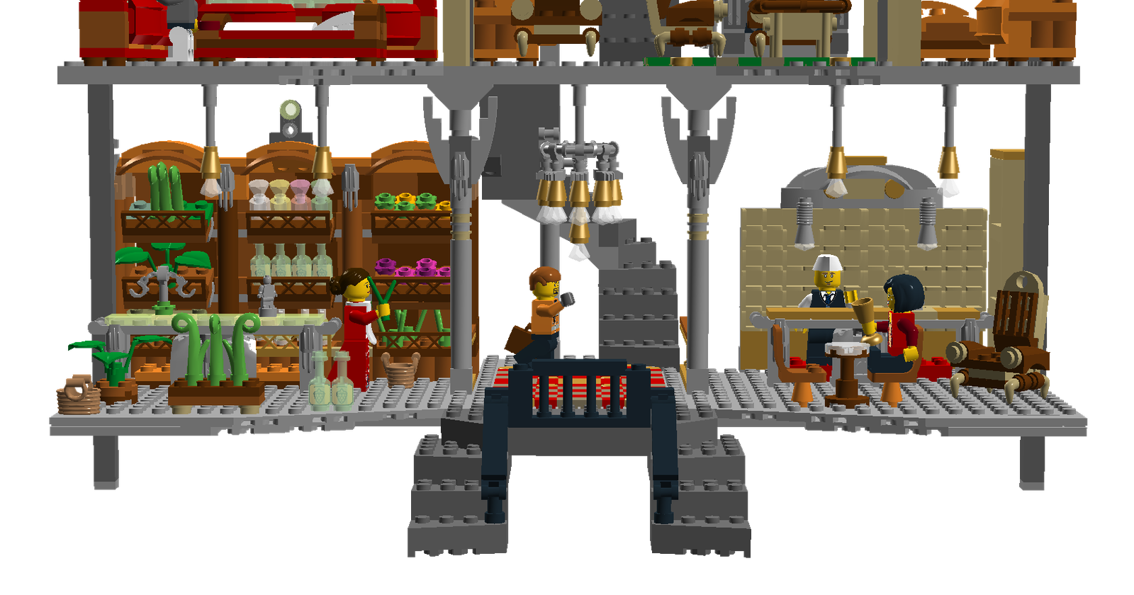 LEGO IDEAS Product Ideas Townhouse "Flower Shop"