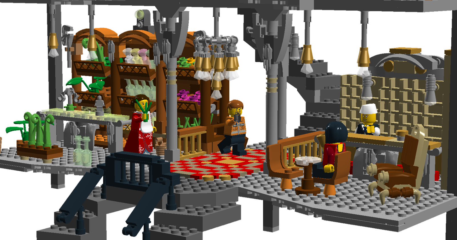 LEGO IDEAS Product Ideas Townhouse "Flower Shop"