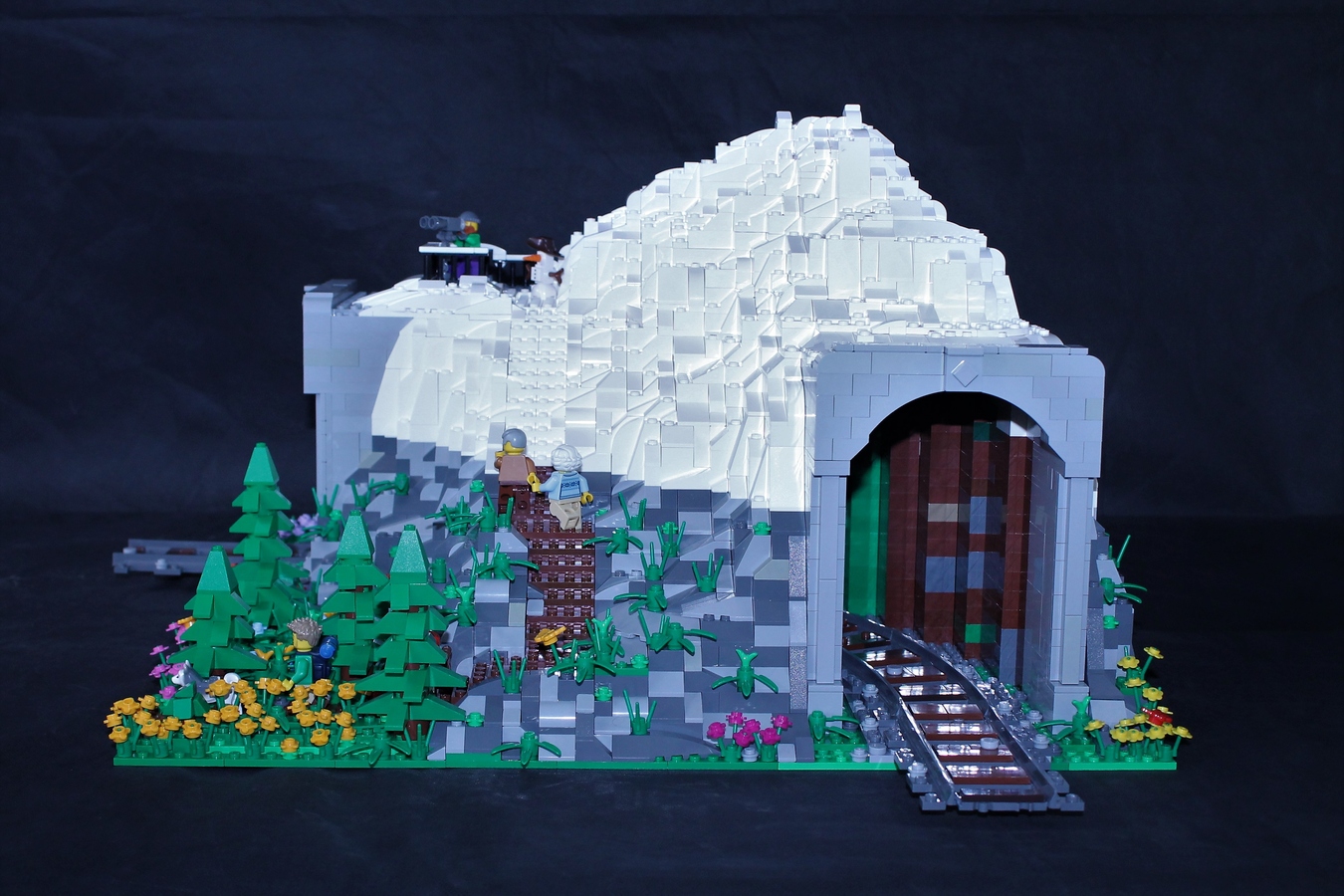 LEGO IDEAS Product Ideas Mountain Train Tunnel