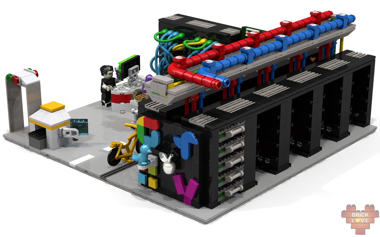 LEGO IDEAS Product Ideas Data Centre "Bits And Bricks" The Minifigs' Network