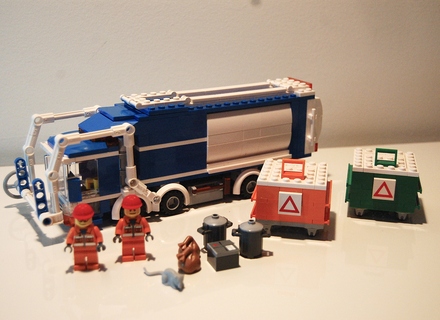 Lego front loader garbage truck new arrivals