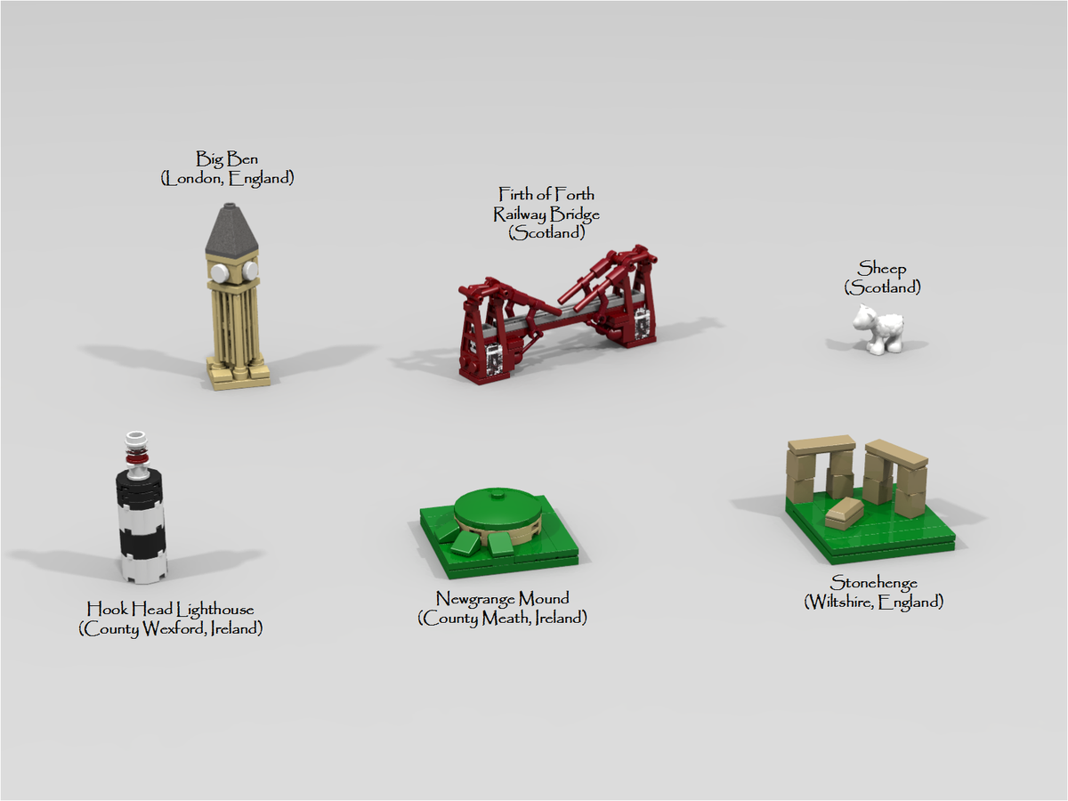 LEGO IDEAS Product Ideas Pictorial Map of Europe