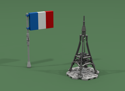 mini lego eiffel tower