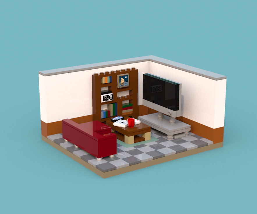 Lego Ideas Just A Simple Place Living Room Cur Image