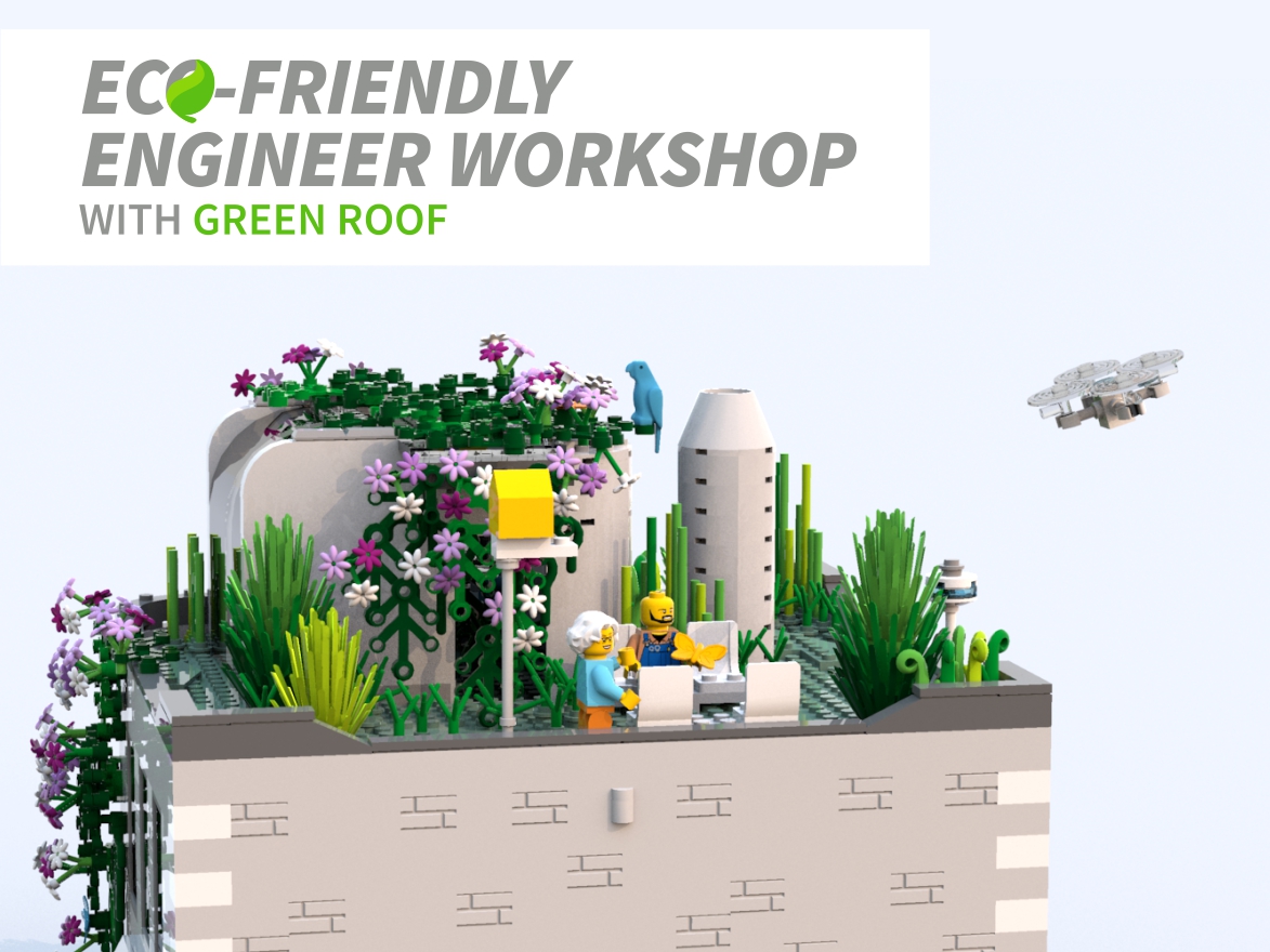 LEGO IDEAS Product Ideas EcoFriendly Engineer with Green Roof