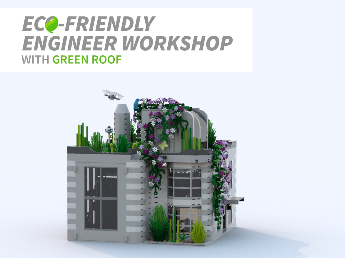 LEGO IDEAS Product Ideas EcoFriendly Engineer with Green Roof