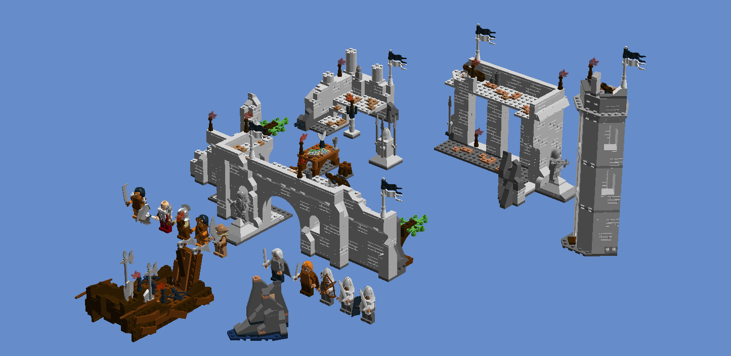 osgiliath lego lord of the rings