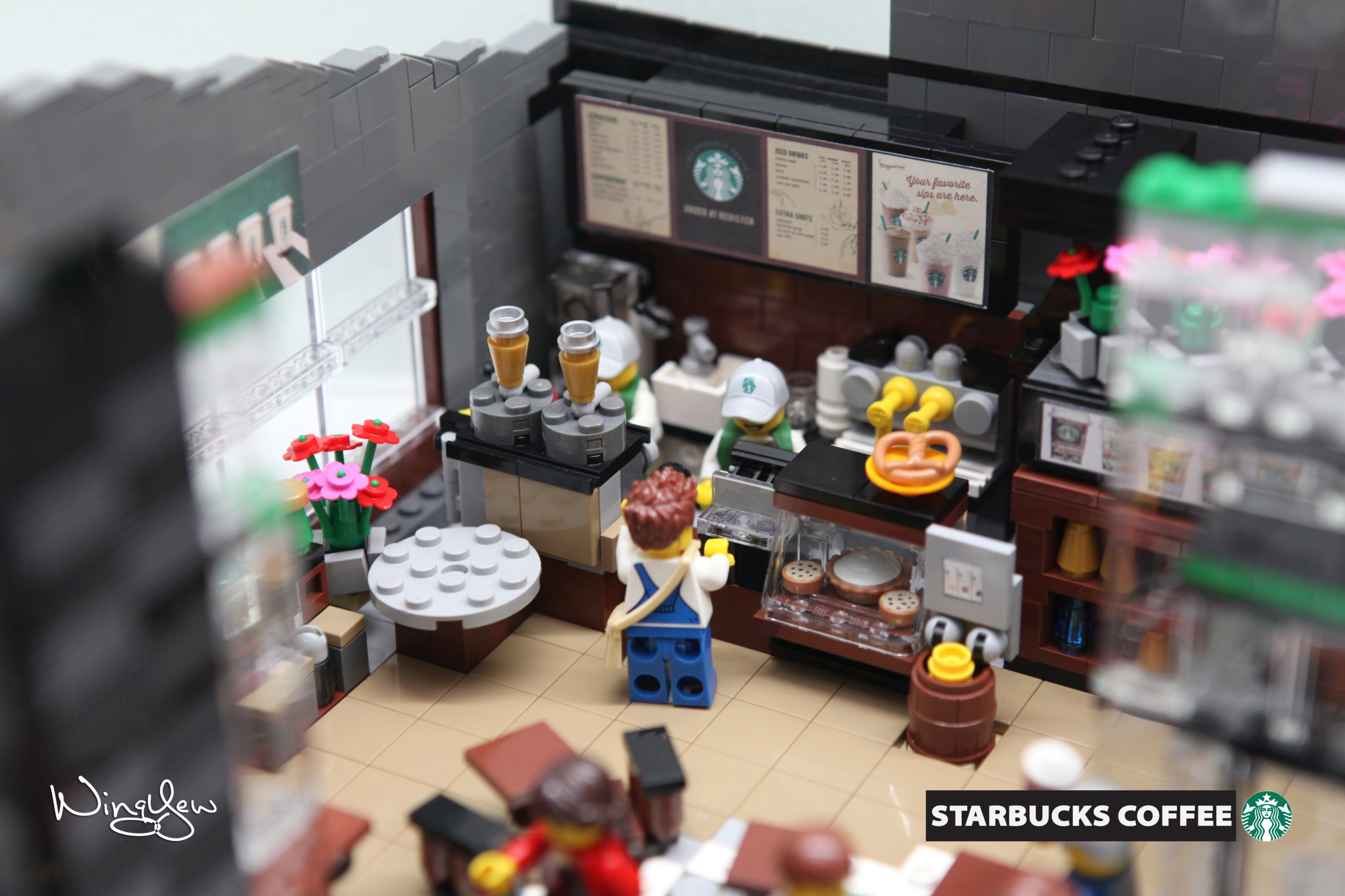 LEGO IDEAS Product Ideas LEGO Starbucks Cafe (Modular)