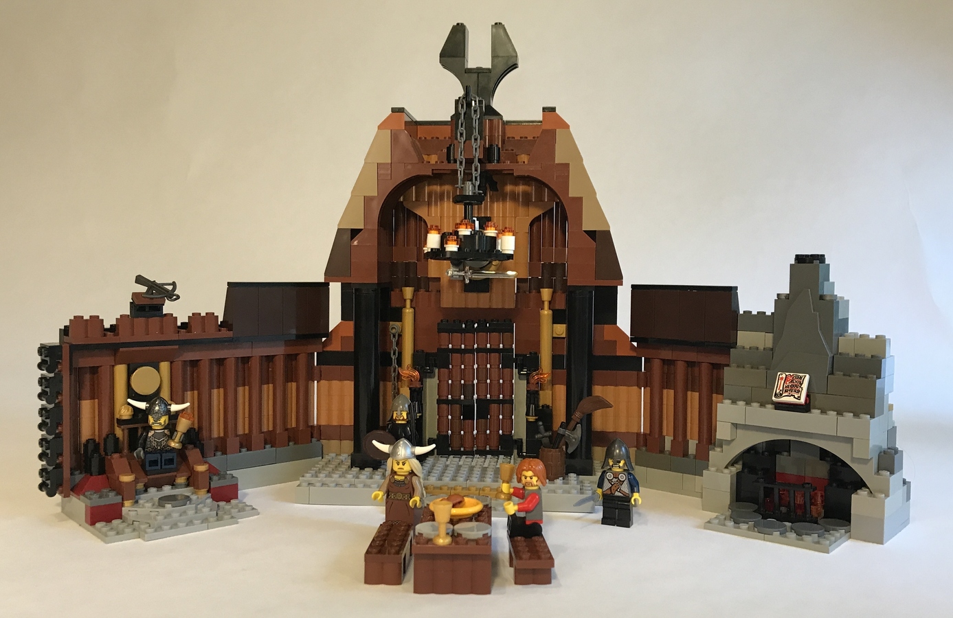LEGO IDEAS Product Ideas Beowulf & Grendel Scandinavian Mead Hall