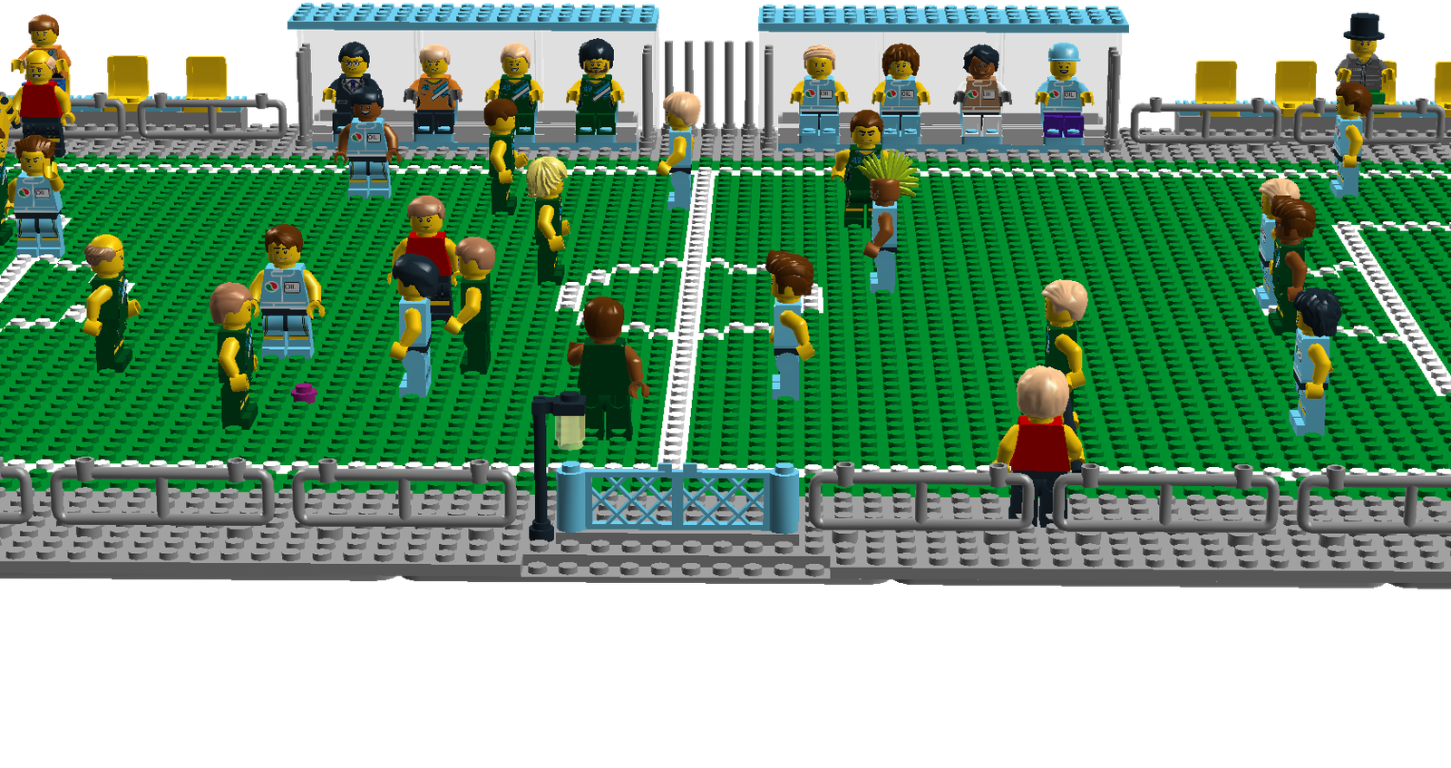 lego football pitch