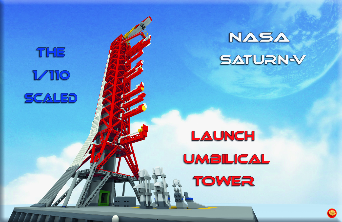LEGO IDEAS Product Ideas NASA SaturnV Launch Umbilical Tower