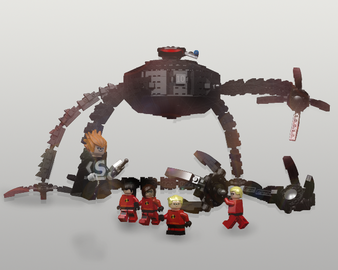 LEGO IDEAS Product Ideas The Incredibles Omnidroid 10 Battle