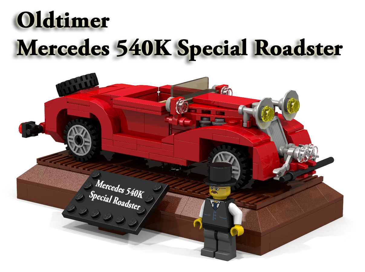 LEGO IDEAS Product Ideas Oldtimer Mercedes 540K Sp. Roadster
