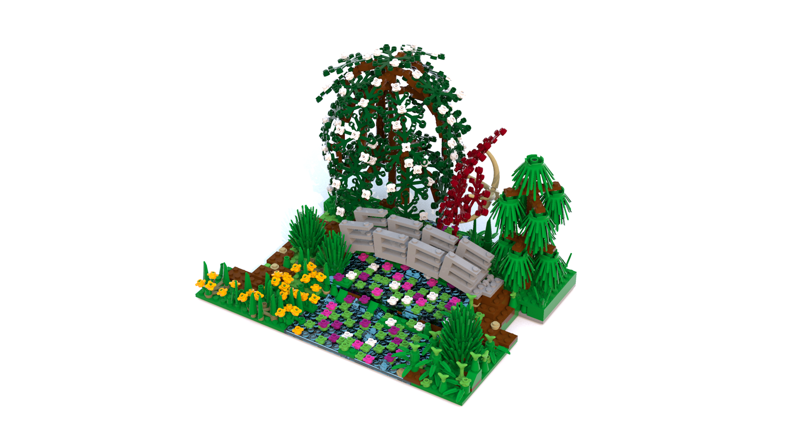 LEGO IDEAS Product Ideas Bridge Over a Pond of Lilies
