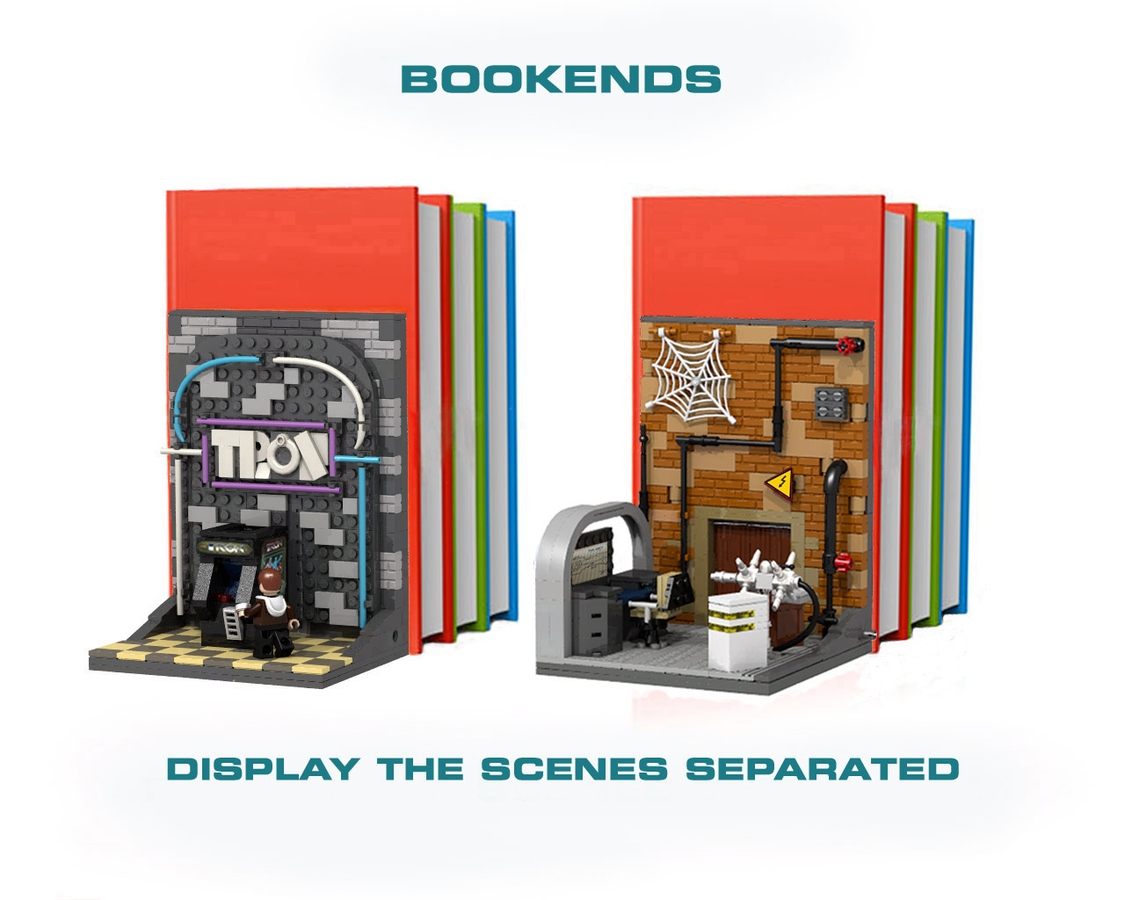 LEGO IDEAS Product Ideas TRON Legacy Flynn`s Arcade Bookends