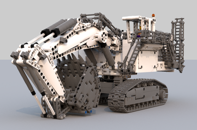 Lego Ideas Product Ideas Liebherr R9800 Excavator