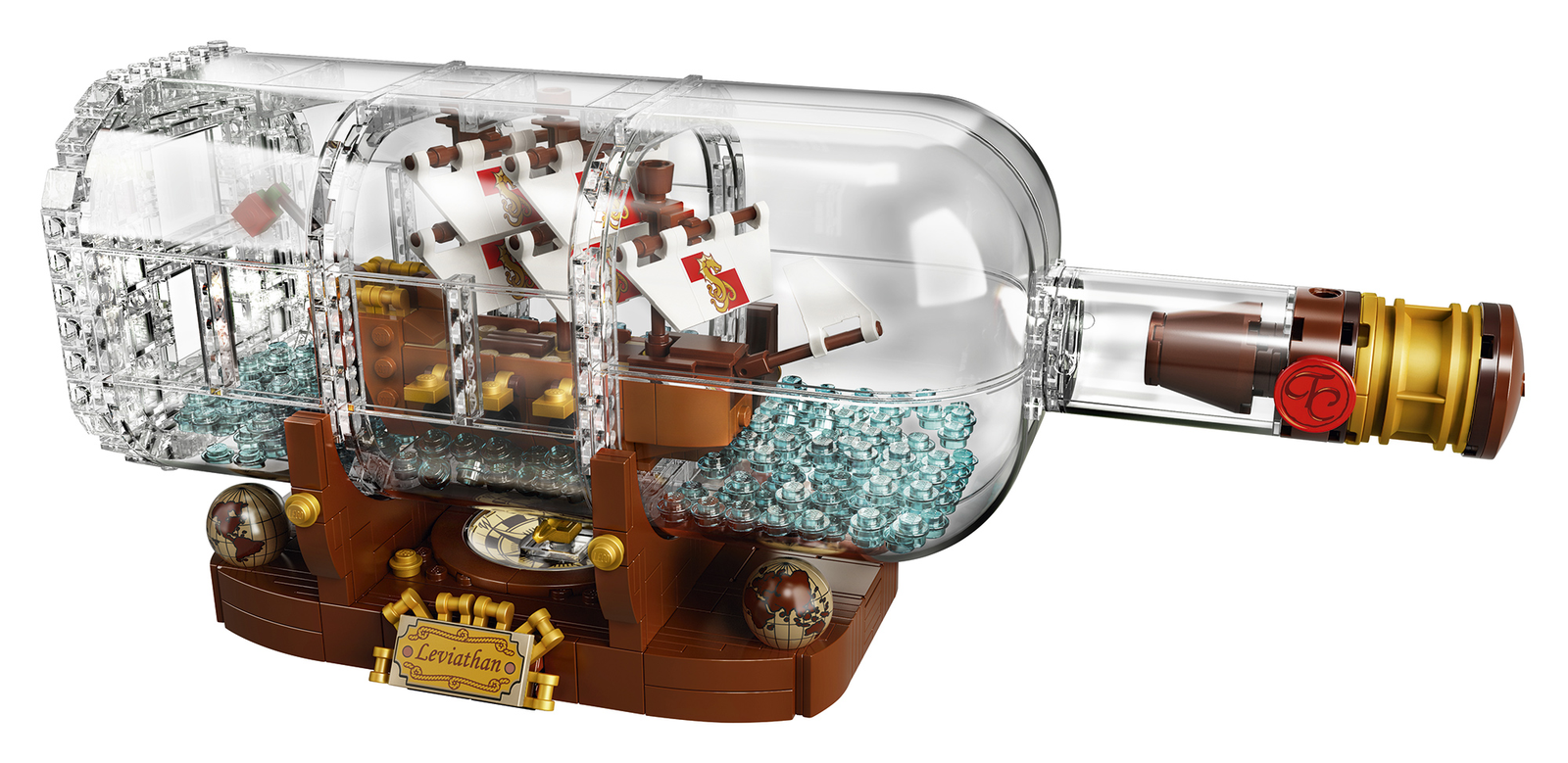 Lego ship in on sale a bottle price