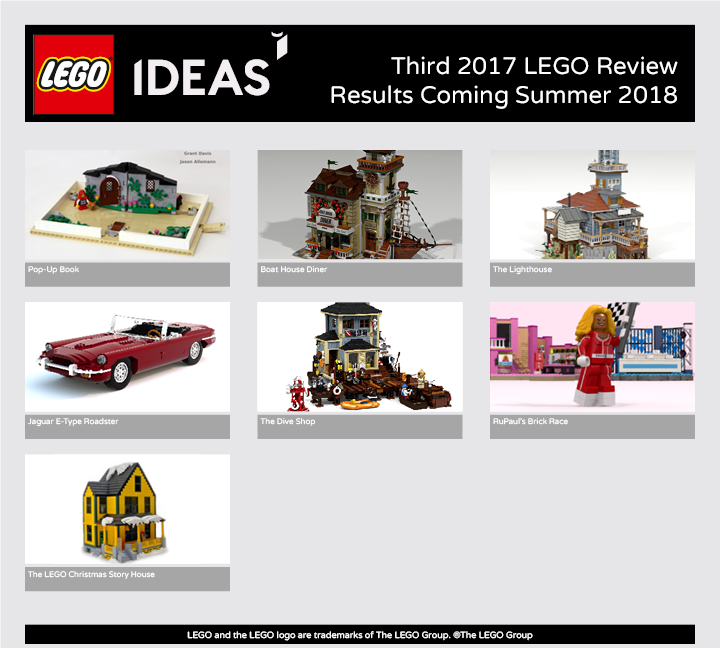 LEGO IDEAS - Blog - LEGO Ideas Third 2017 Review Results