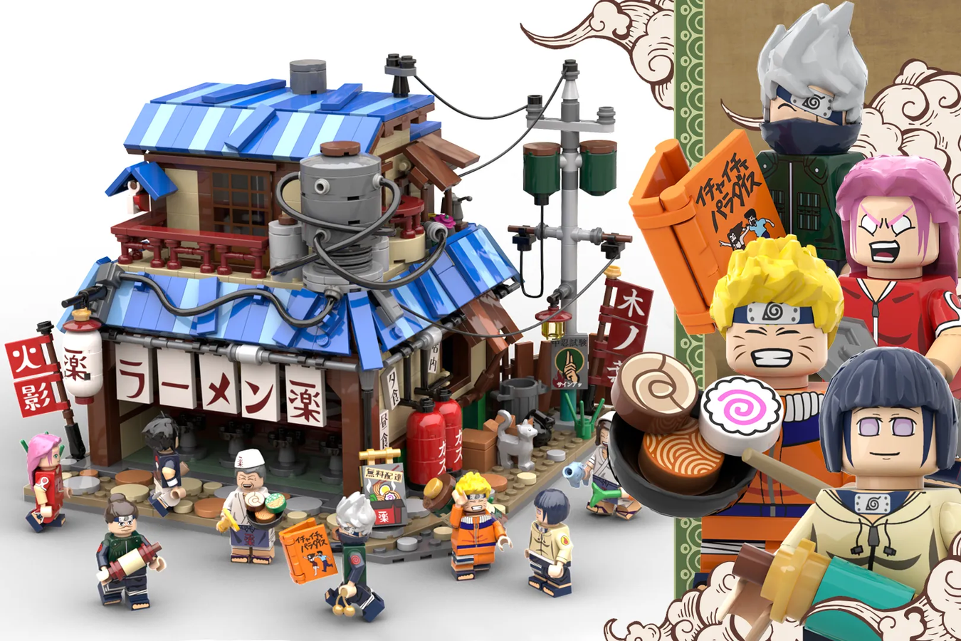 LEGO IDEAS - Blog - 10K Club Interview: Naruto Ichikaru Ramen Shop - 20th  Anniversary