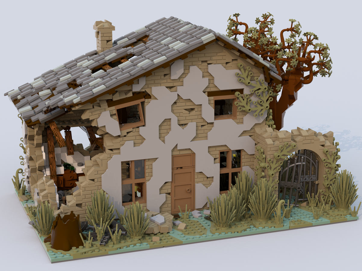 LEGO IDEAS - Blog - 10K Club Interview: The Ruined House by kirteem