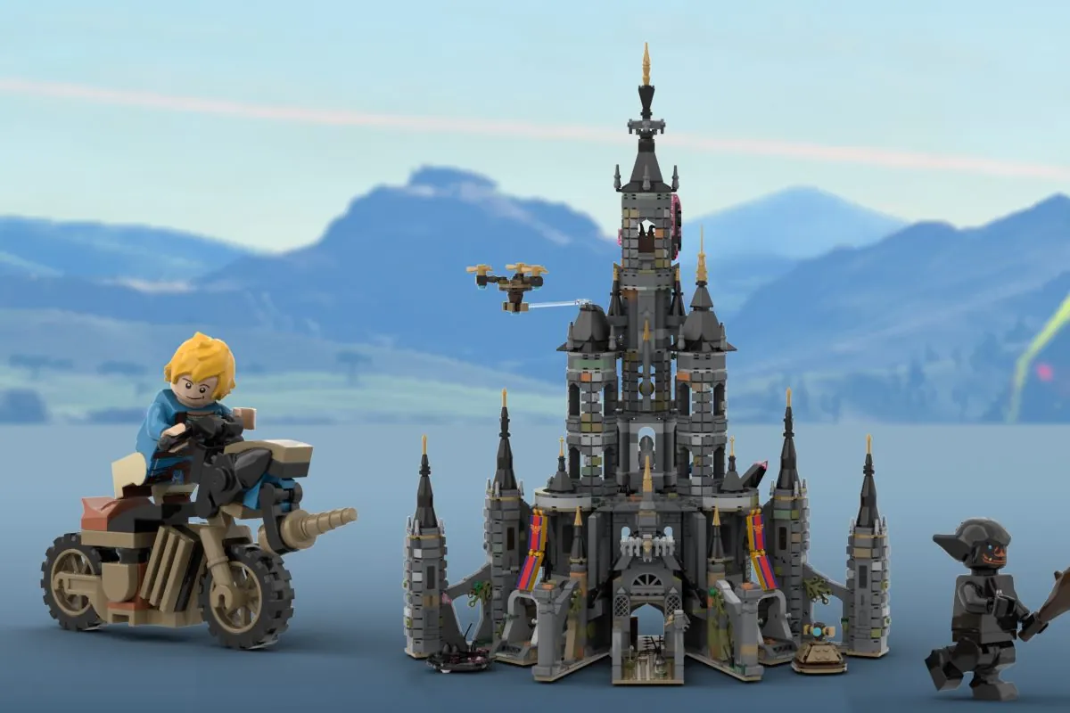 LEGO Hyrule Castle Entrance: A Zelda Custom set from BOTW 