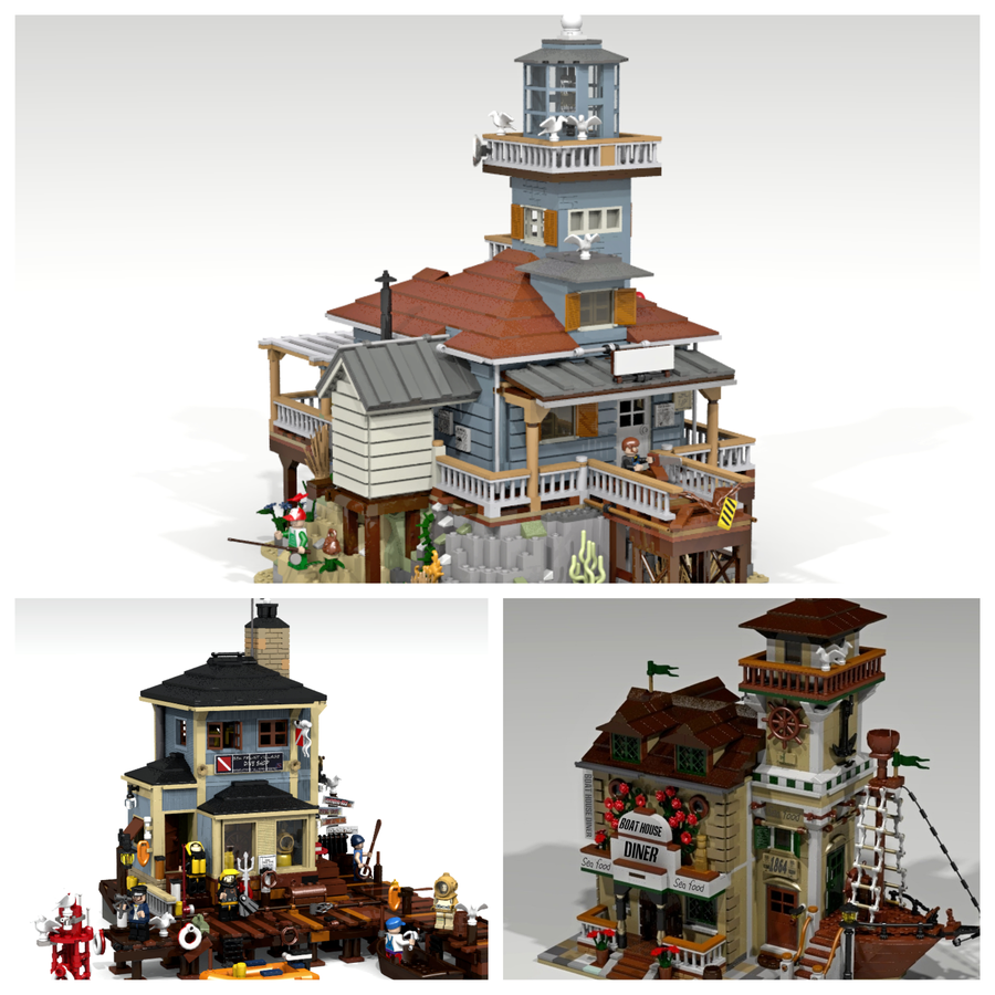 LEGO IDEAS - Blog - 10K Club Interview: Meet Robert Bontenbal of Boat House  Diner, The Lighthouse & The Dive Shop